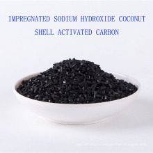 Пропитанный гидроксидом натрия кокосовой оболочки активированного угля для очистки воздуха кислоты 